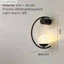 GobekUsa Luxury creative LED Bedside wall lamp