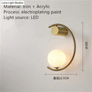 GobekUsa Luxury creative LED Bedside wall lamp