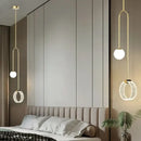 GobekUsa Gold Luxury LED Pendant Light for Living Room, Bedroom, Restaurant, Bars - Modern Art Indoor Ceiling Lamp