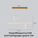 GobekUsa Gold Luxury Ring Pendant Chandelier for Modern Villa and Home Decor