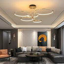 GobekUsa Gold Luxury Ring Pendant Chandelier for Modern Villa and Home Decor