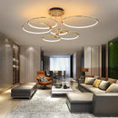 GobekUsa Gold Luxury Ring Pendant Chandelier for Modern Villa and Home Decor