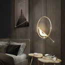 GobekUsa Gold Magpie Bird Ceiling Chandelier: Modern Home Interior Lighting for Living Dining Kitchen