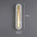 GobekUsa Gold Marble Living Room LED Wall Lamp