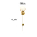 GobekUsa Gold Marble Copper Wall Lamp Modern Minimalist Bedside LED Light