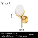GobekUsa Gold Marble Wall Lights: Modern LED Sconce for Living Room Bedroom Decor