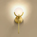GobekUsa Gold Marble Wall Lights: Modern LED Sconce for Living Room Bedroom Decor