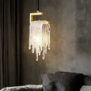 GobekUsa Crystal LED Pendant Light: Modern Bedroom Hallway Living Room Art Decoration Fixture