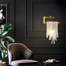 GobekUsa Crystal LED Pendant Light: Modern Bedroom Hallway Living Room Art Decoration Fixture
