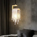 GobekUsa Crystal LED Pendant Light: Modern Bedroom Hallway Living Room Art Decoration Fixture
