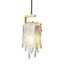 GobekUsa Crystal LED Pendant Light: Modern Bedroom Hallway Living Room Art Decoration Fixture