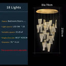 GobekUsa Duplex Building Chandelier: Modern, Luxurious, LED, Large, Creative, Villa Pendant Lamp