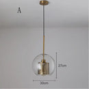 GobekUsa Glass Ball Pendant Light: Modern Hanging Lamp for Kitchen, Dining, Living Room