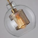 GobekUsa Glass Ball Pendant Light: Modern Hanging Lamp for Kitchen, Dining, Living Room