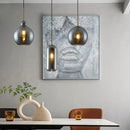 GobekUsa Glass Ball Pendant Light: Modern Hanging Lamp for Kitchen, Dining, Living Room