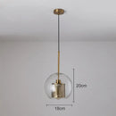 GobekUsa Gold Mesh Glass Ball Pendant Light Industrial Kitchen Fixture