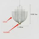 GobekUsa Grid Meshmatics Dimmable LED Chandelier Pendant - Modern Metal Design