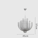 GobekUsa Grid Meshmatics Dimmable LED Chandelier Pendant - Modern Metal Design