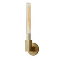 GobekUsa Gold Metal and Glass Wall Sconce Light for Bathroom, Bedroom, Aisle, and Foyer