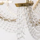 GobekUsa Modern Gold Metal Candle Wall Sconce with Crystal Tassel - Luxurious 2-Head Wall Light
