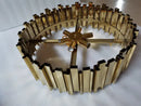 GobekUsa Gold Metal Crystal Chandelier Pendant with G9 Led Bulb