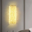 GobekUsa Gold Metal Crystal Wall Light for Bedroom, Stairs, Aisle - Adjustable Wire, G9 Bulb