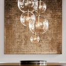 GobekUsa Gold Metal Globe Pendant Light with LED G4 Bulb for Dining Room