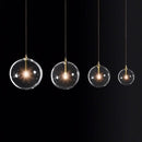 GobekUsa Gold Metal Globe Pendant Light with LED G4 Bulb for Dining Room