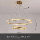 GobekUsa Gold Metal LED Dimmable Ceiling Light with K9 Crystals