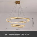 GobekUsa Gold Metal LED Dimmable Ceiling Light with K9 Crystals