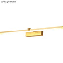 GobekUsa Sleek Gold Vanity Light Fixture – Modern Metal LED Bath Lighting for Bathroom