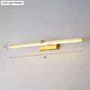 GobekUsa Sleek Gold Vanity Light Fixture – Modern Metal LED Bath Lighting for Bathroom