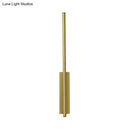 GobekUsa Contemporary Metal Linear Wall Sconce Lighting - Elegant Gold LED Fixture for Bedroom
