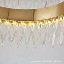 GobekUsa Gold Metal S Shape Lustre LED Pendant Lamp for Luxe Living & Dining Spaces
