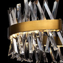 GobekUsa Gold Metal S Shape Lustre LED Pendant Lamp for Luxe Living & Dining Spaces