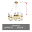 GobekUsa Gold Metal S Shape Lustre LED Pendant Lamp for Luxe Living & Dining Spaces