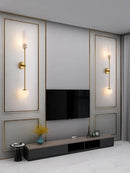 GobekUsa Gold Metal Wall Light: Nordic Style Bedroom Bedside Lamp for Modern Living Room Decor