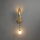 GobekUsa Gold Metal Wall Light: Nordic Style Bedroom Bedside Lamp for Modern Living Room Decor