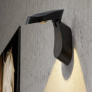GobekUsa Rotatable Oval Wall Sconce - Modern Metal LED Bedside Light in White/Black/Gold Finish