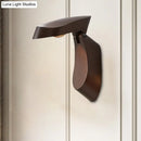 GobekUsa Rotatable Oval Wall Sconce - Modern Metal LED Bedside Light in White/Black/Gold Finish