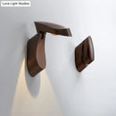 GobekUsa Rotatable Oval Wall Sconce - Modern Metal LED Bedside Light in White/Black/Gold Finish