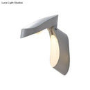GobekUsa Rotatable Oval Wall Sconce - Modern Metal LED Bedside Light in White/Black/Gold Finish