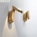 GobekUsa Rotatable Oval Wall Sconce - Modern Metal LED Bedside Light in White/Black/Gold Finish