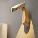 GobekUsa Rotatable Oval Wall Sconce - Modern Metal LED Bedside Light in White/Black/Gold Finish