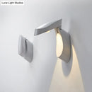 GobekUsa Rotatable Oval Wall Sconce - Modern Metal LED Bedside Light in White/Black/Gold Finish