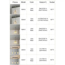GobekUsa Gold Mini Crystal Pendant Chandelier for Bedroom, Kitchen Island, Hallway - Small Black E27 Lamp