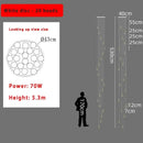 GobekUsa 2024 Nordic Minimalist Ceiling Chandelier - Trendy Living Room Lighting Decor