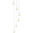 GobekUsa 2024 Nordic Minimalist Ceiling Chandelier - Trendy Living Room Lighting Decor