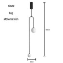 GobekUsa Black & Gold Minimalist Iron Chandelier - Modern Nordic Design Lighting