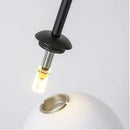 GobekUsa Black & Gold Minimalist Iron Chandelier - Modern Nordic Design Lighting